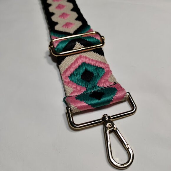 Adjustable Replacement Bag Strap Embroidered Crossbody Replacement Detachable - Picture 5 of 5